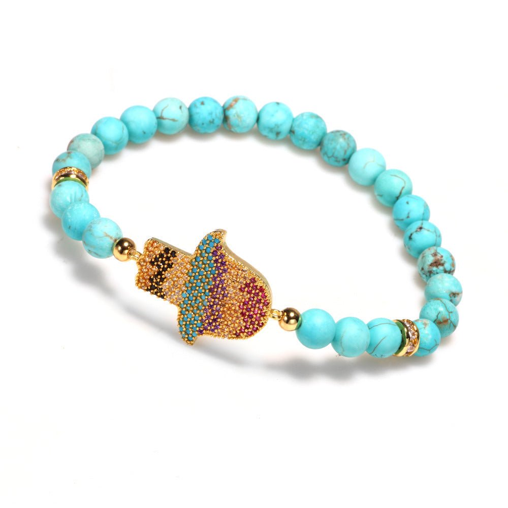 Natural Turquoise Protection Bracelet