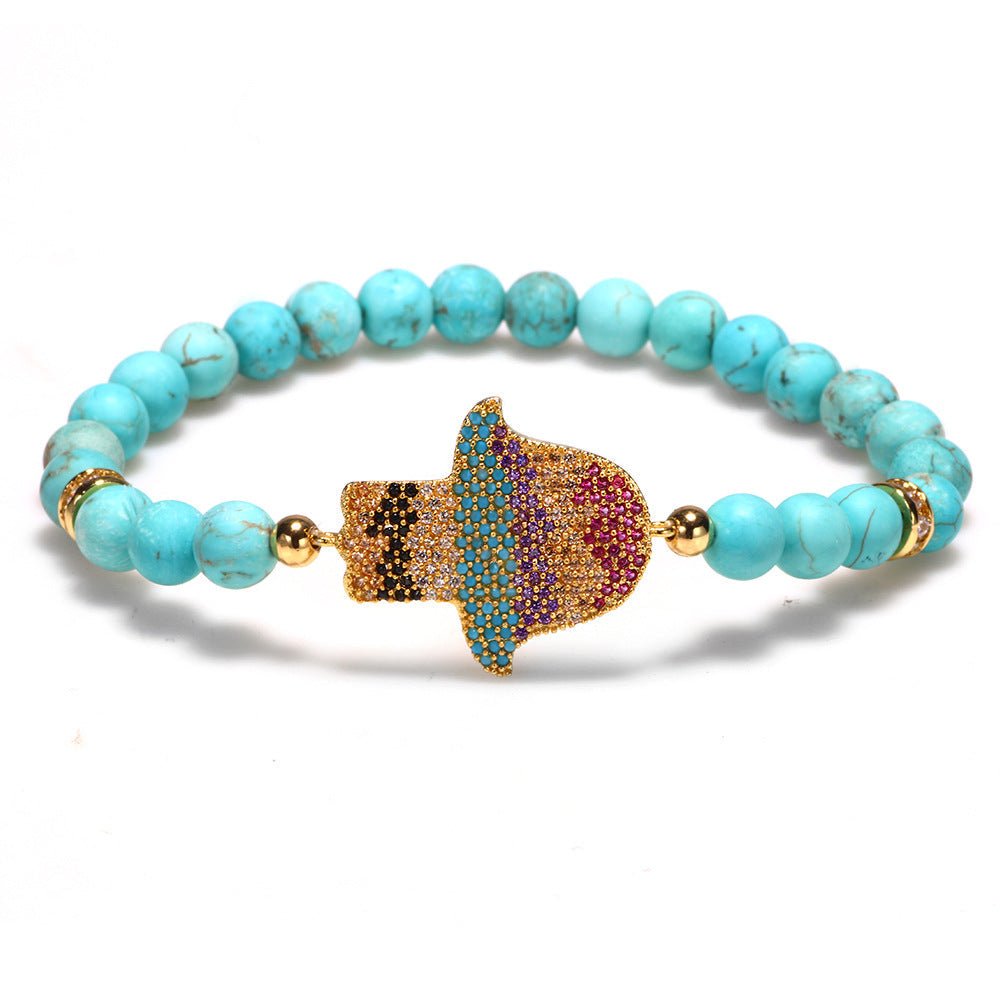 Natural Turquoise Protection Bracelet