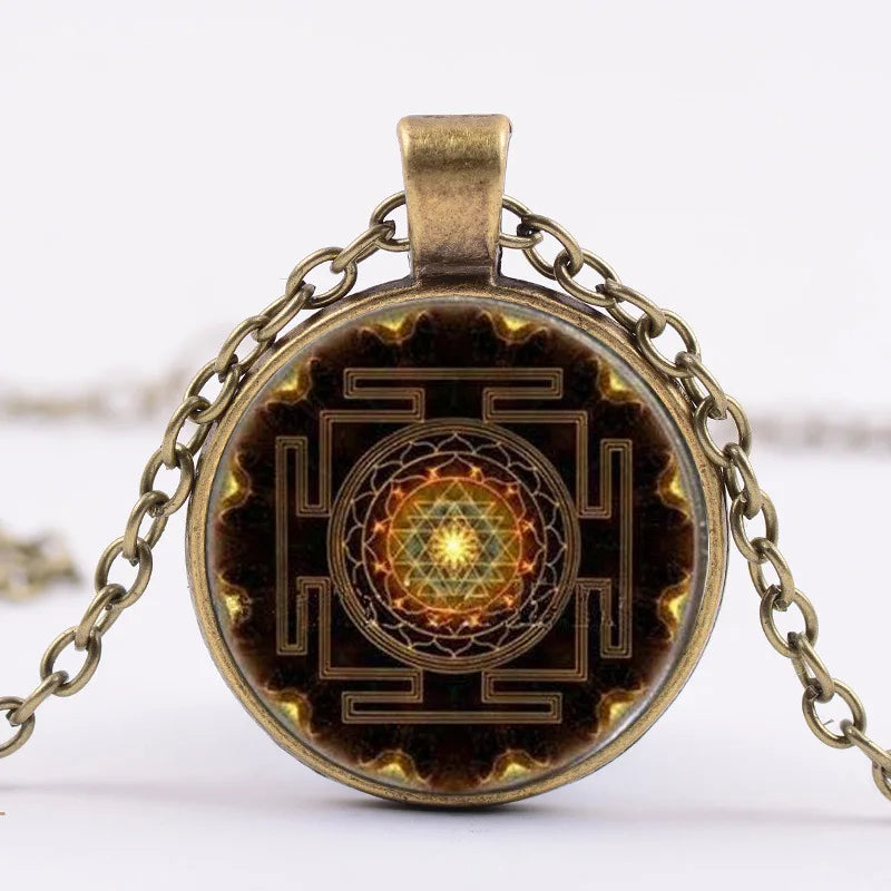 Sri Yantra Pendant Necklace