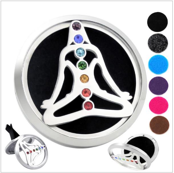 7 Chakra  Buddha Car Diffuser