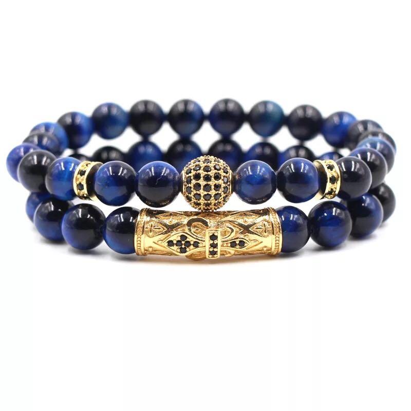 Blue/Red/Gold/Green Tiger Eye ULTIMATE PROTECTION Bracelet Set