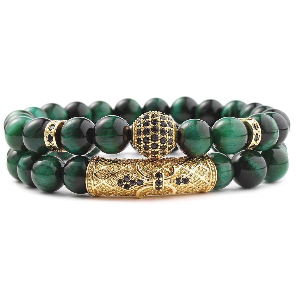 Blue/Red/Gold/Green Tiger Eye ULTIMATE PROTECTION Bracelet Set