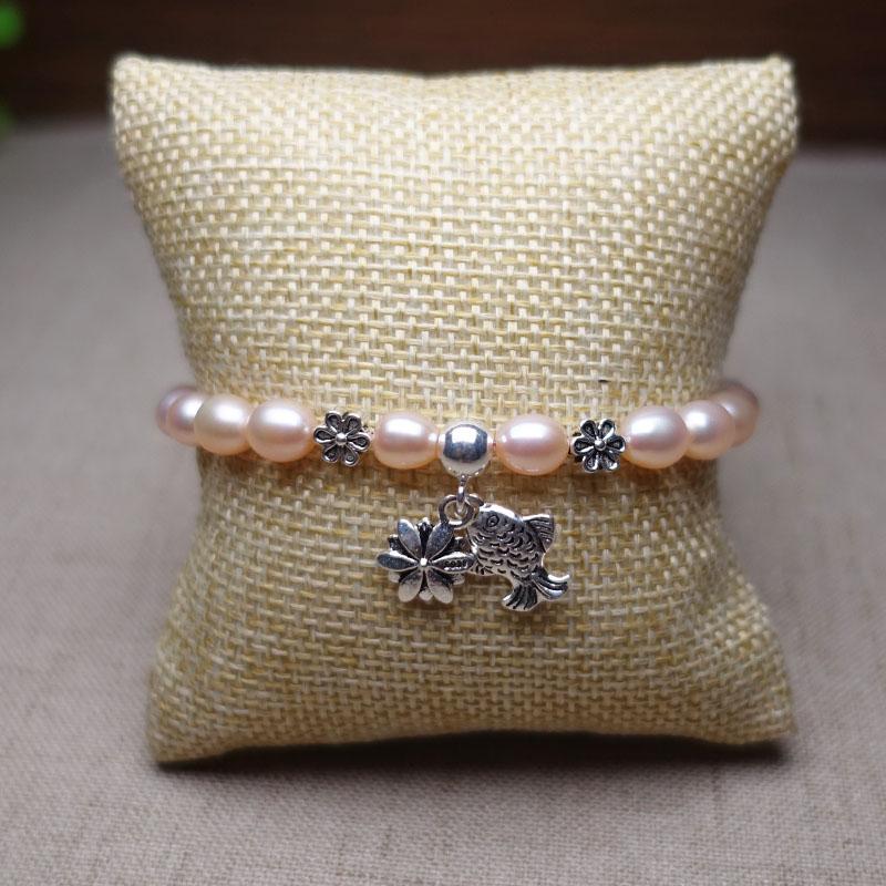 Pink Freshwater Pearls NEW BEGINNINGS Pink Rope Bracelet