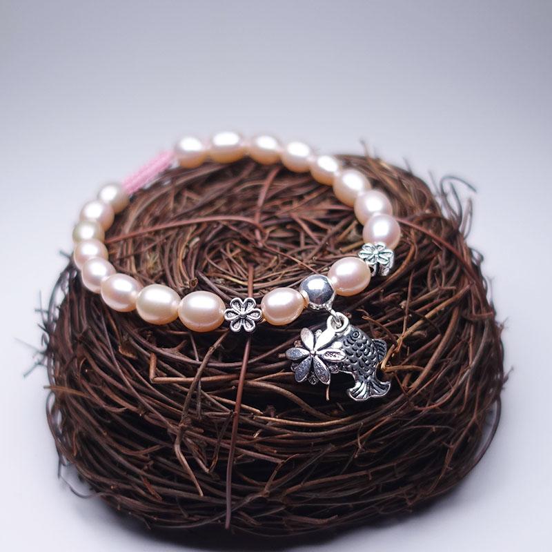 Pink Freshwater Pearls NEW BEGINNINGS Pink Rope Bracelet