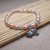 Thumbnail for Pink Freshwater Pearls NEW BEGINNINGS Pink Rope Bracelet