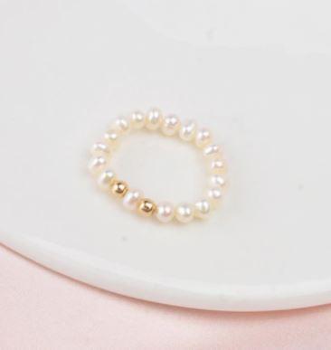 3 pc Set of Adorable.Tiny NATURAL PEARL Rings-Save $$$ on Bundles