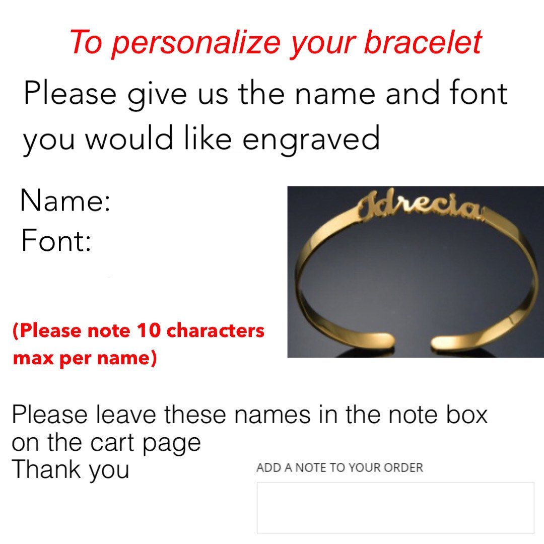 Personalized Stainless Steel 'APPRECIATION' Bracelet