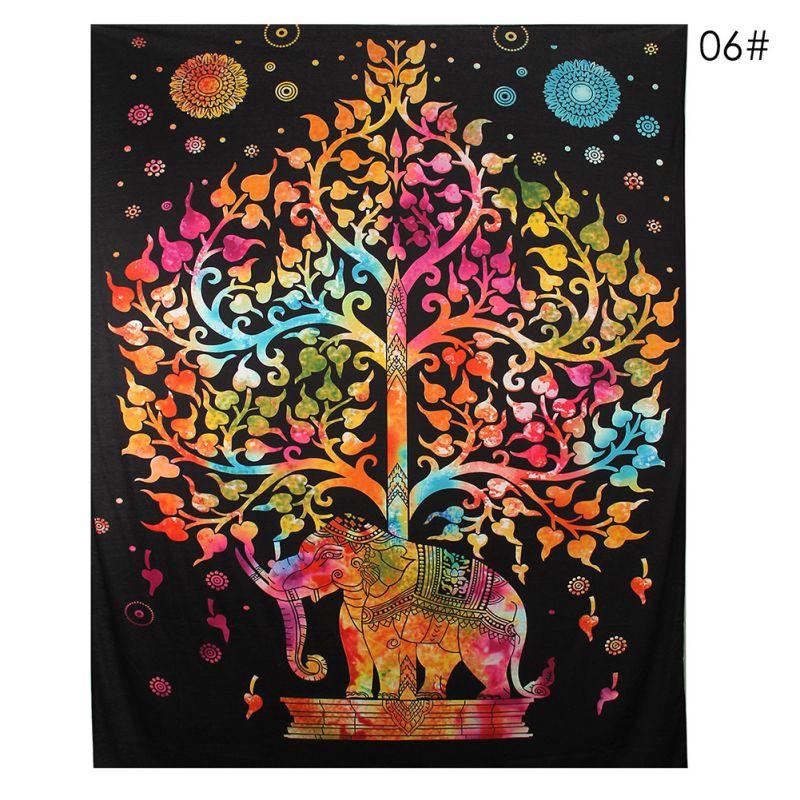 Elephant Mandala Tapestry