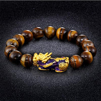 Thumbnail for Tiger Eye Mens Thermochromic  PI XIU WEALTH Bracelet