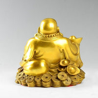 Thumbnail for Pure Copper Laughing Buddha Auspicious Ornament