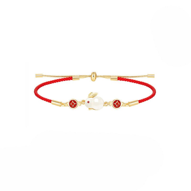 Red Rope Little Money Rabbit Bracelet