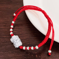 Thumbnail for Sterling Silver Feng Shui BABY PIXIU GOOD LUCK Bracelet