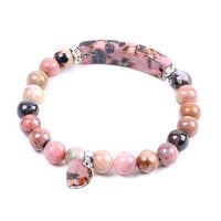 Thumbnail for Rhodochrosite Love Heart Healing Bracelet