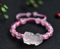 Thumbnail for Rose Quartz  PIXIU Bracelet - Attract an ABUNDANCE of LOVE & WEALTH
