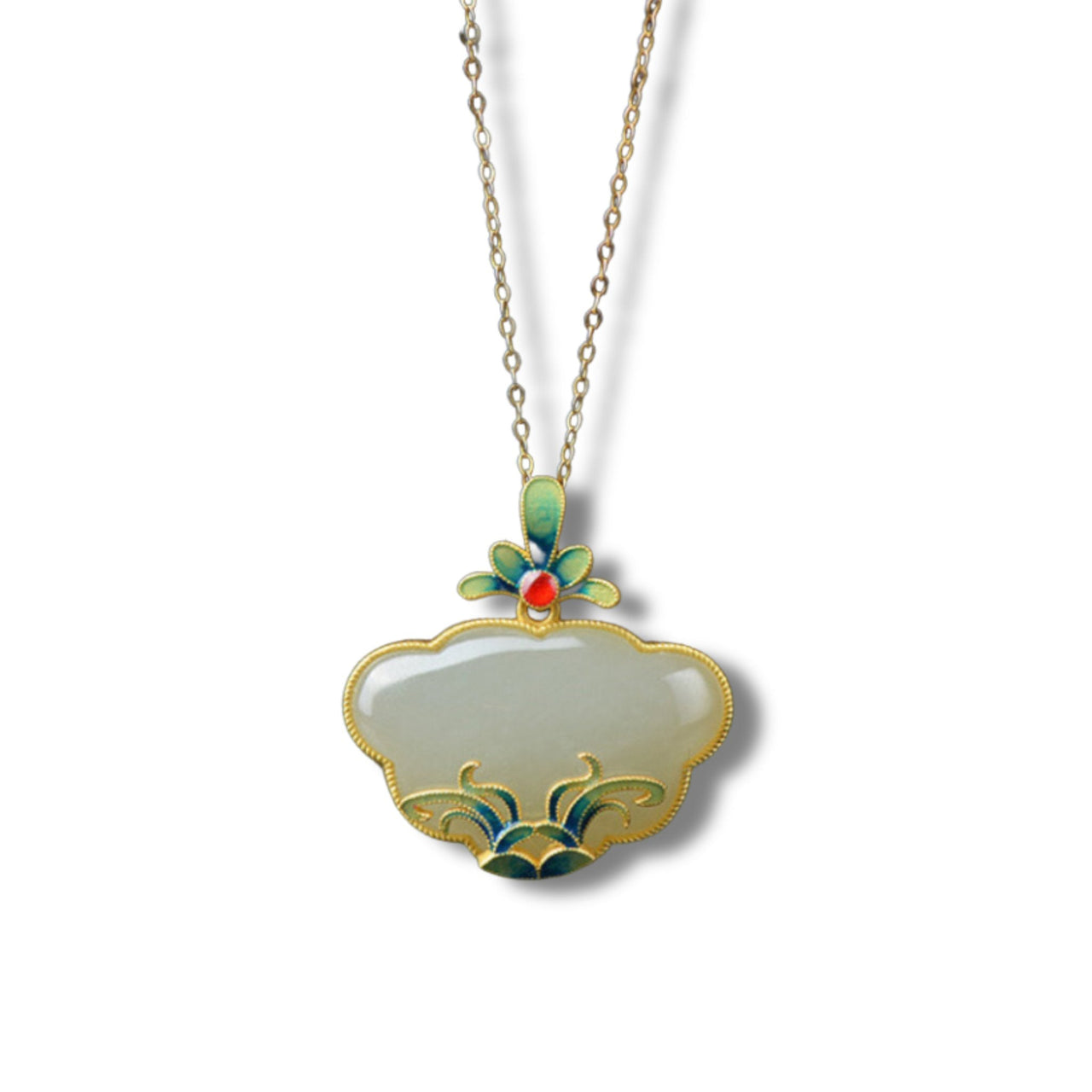 Ruyi Scepter Jade Necklace