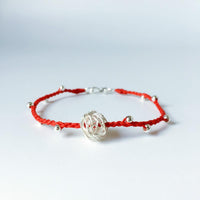 Thumbnail for 925 Sterling Silver & Red Rope Yarn Ball Charm