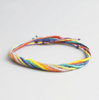 Thumbnail for Handmade Miyuki  Seed Bead RAINBOW Riot 7 pc Friendship bracelet Set