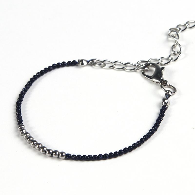 Cutie Pie Miniature NATURAL HEALING GEMSTONE & Steel Bracelet- SAVE $$ on Bundles!