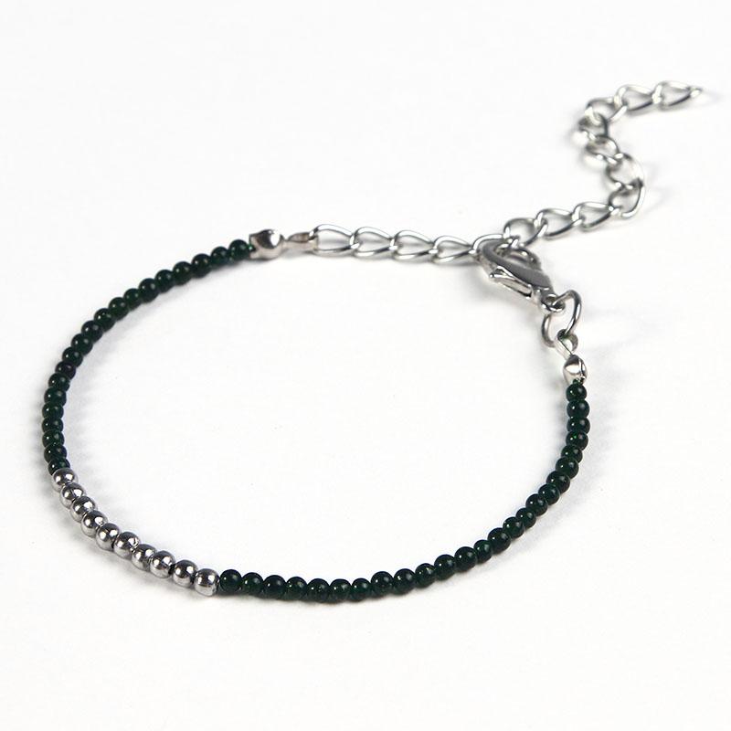 Cutie Pie Miniature NATURAL HEALING GEMSTONE & Steel Bracelet- SAVE $$ on Bundles!