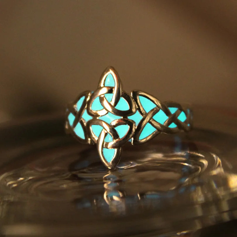 Magical Celtic Womens Luminous Ring YourSoulPlace