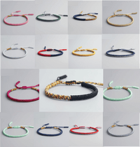 Thumbnail for SINGULAR Tibetan Lucky Knot Bracelet-17 Plain +Multi Colors to choose from