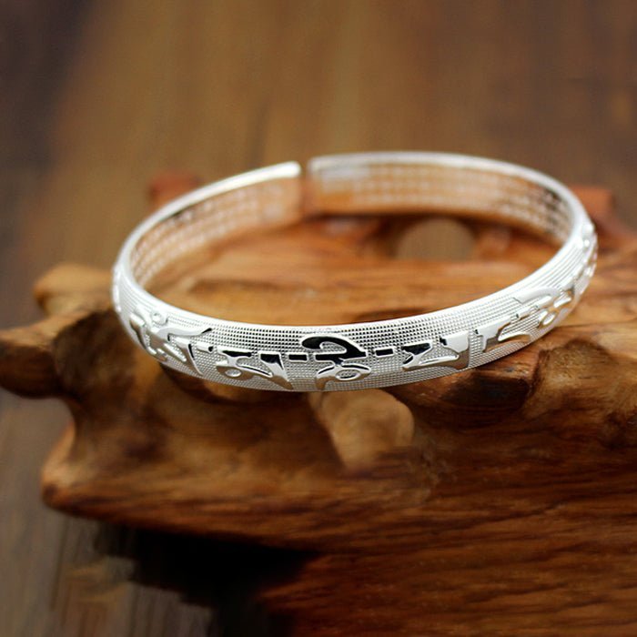 Six Words Mantra Buddhist Couple Bangle