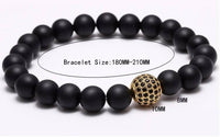 Thumbnail for Black Matte Natural Stone Bracelet