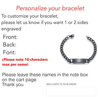 Thumbnail for Customizable Stainless Steel Loyalty Bracelet