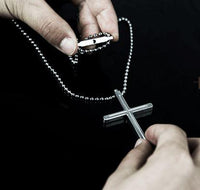 Thumbnail for Stainless Steel Tactical/Self Defense CROSS Necklace