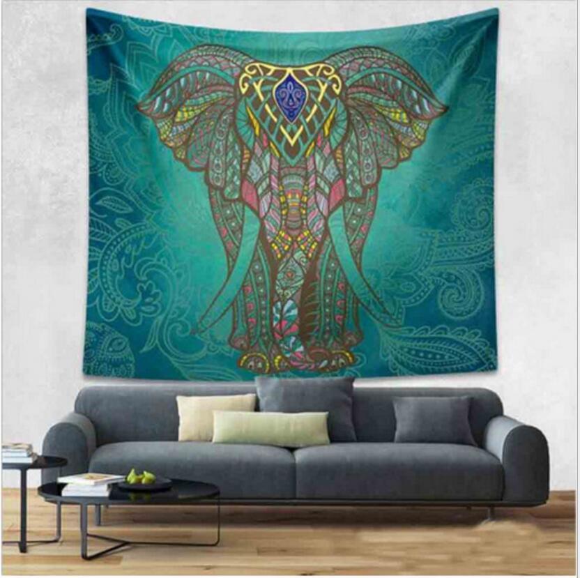 Elephant Mandala Tapestry