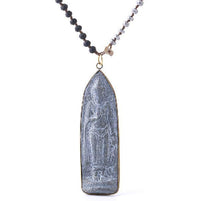 Thumbnail for Ancient Style Carved Sakyamuni  BUDDHA GUARDIAN AMULET Pendant Necklace