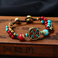 Thumbnail for Tibetan Ethnic Turquoise Beads Bracelet