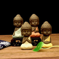 Thumbnail for Little Handcrafted Ceramic Tea Pet Buddha