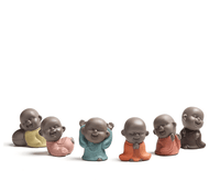 Thumbnail for Monk Babies Ceramic Tea Pet Figurine