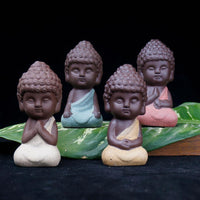 Thumbnail for 4pc/Set Cute Ceramic Mini Buddha Tea Pets-GRAB A BARGAIN!