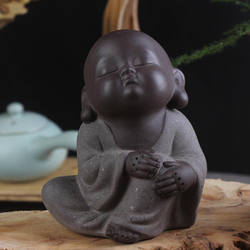 4pc/Set Tao Mi Adorable Buddha Monks Tea Pet Figurines -FREE WORLDWIDE SHIPPING!