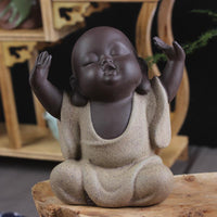 Thumbnail for 4pc/Set Tao Mi Adorable Buddha Monks Tea Pet Figurines -FREE WORLDWIDE SHIPPING!