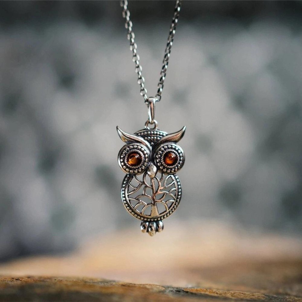 Tree of Life Owl Necklace