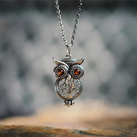 Thumbnail for Tree of Life Owl Necklace