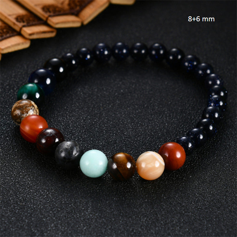 Mens Guardian of the Solar System Stone Bracelet YourSoulPlace