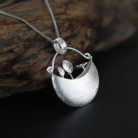 Thumbnail for 925 Sterling Silver Mini Garden Pendant Necklace