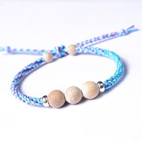 Thumbnail for Braided CAMPHOR Wood NATURAL MOSQUITO REPELLENT Rope Bracelet-ADULT Sizing