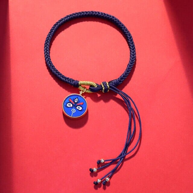 Handmade Tibetan Bracelet with Fillable Glass Locket for Memorial Keepsake