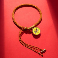 Thumbnail for Handmade Tibetan Bracelet with Fillable Glass Locket for Memorial Keepsake