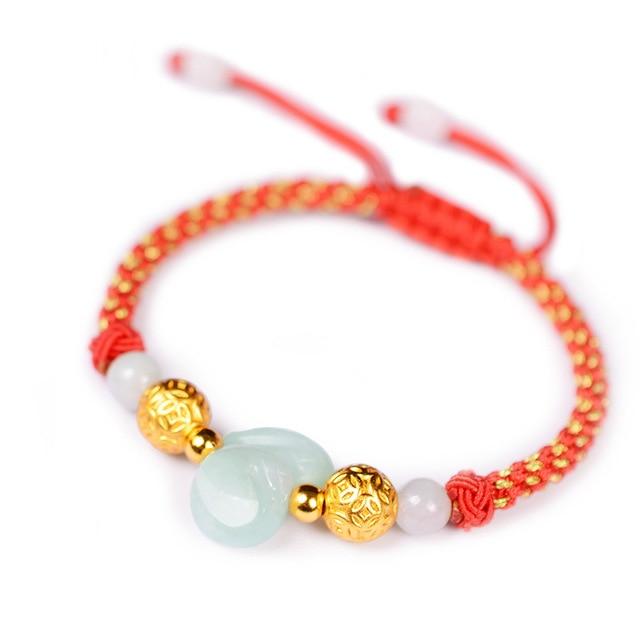 2024-YEAR OF THE DRAGON- Attract GOOD LUCK with Silver & JADE Zodiac bracelet