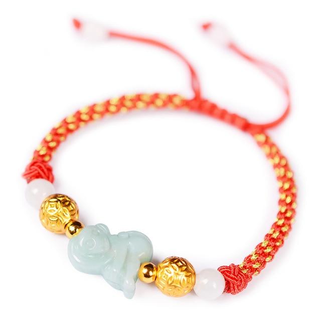 2024-YEAR OF THE DRAGON- Attract GOOD LUCK with Silver & JADE Zodiac bracelet