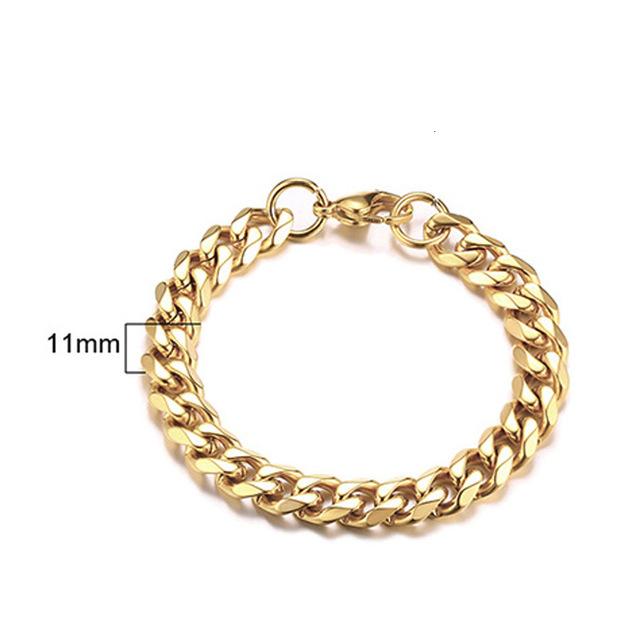 Men's TITANIUM STEEL Miami Cuban Link CLASSIC DUDE Bracelet in 4 Colors -Sizes up to 9 inches