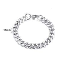 Thumbnail for Men's TITANIUM STEEL Miami Cuban Link CLASSIC DUDE Bracelet in 4 Colors -Sizes up to 9 inches