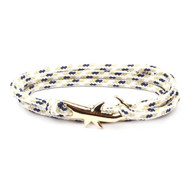 SHARK ATTACK! Survival paracord Shark Bracelet-7 colors, Adjustable Sizing