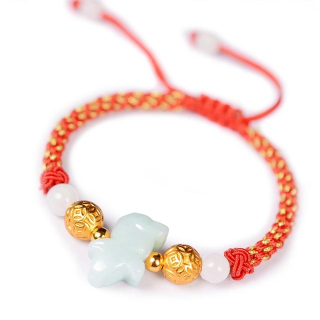 2024-YEAR OF THE DRAGON- Attract GOOD LUCK with Silver & JADE Zodiac bracelet